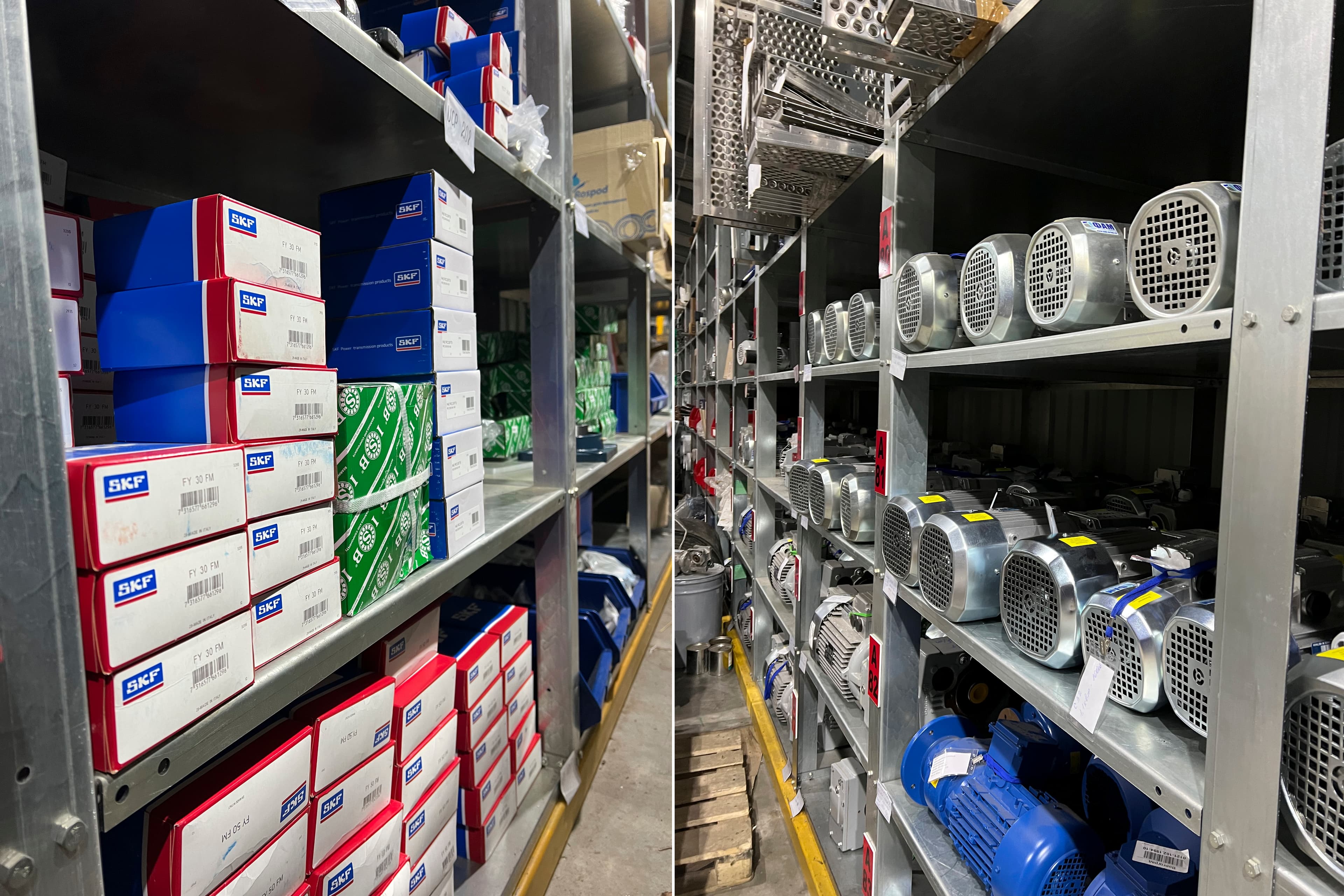 Склад запчастей PETKUS